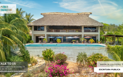 Espectacular Villa Costera en Puerto Escondido