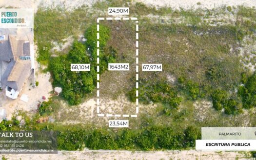 Prime Residential Beachfront Lot in Palmarito
