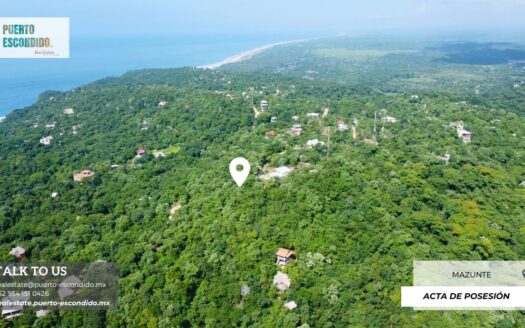 Elevated Ocean-View Lot in Mazunte