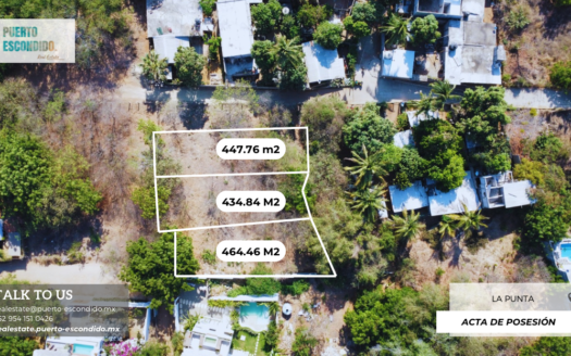 Three Prime Lots in Punta Zicatela