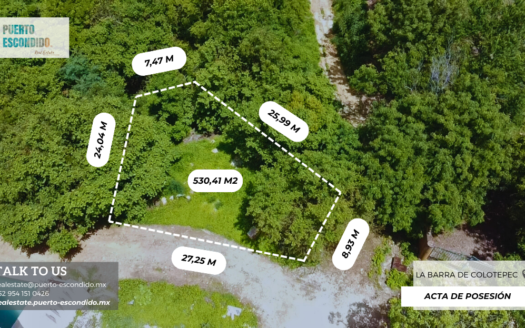 Lote Con Ubicación Ideal en La Barra de Colotepec – Vendido