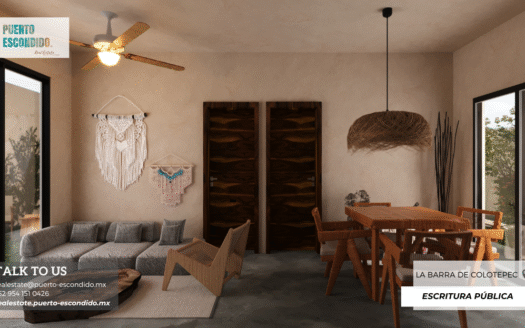 Casas de 1 y 2 Dormitorios con Vistas al Mar